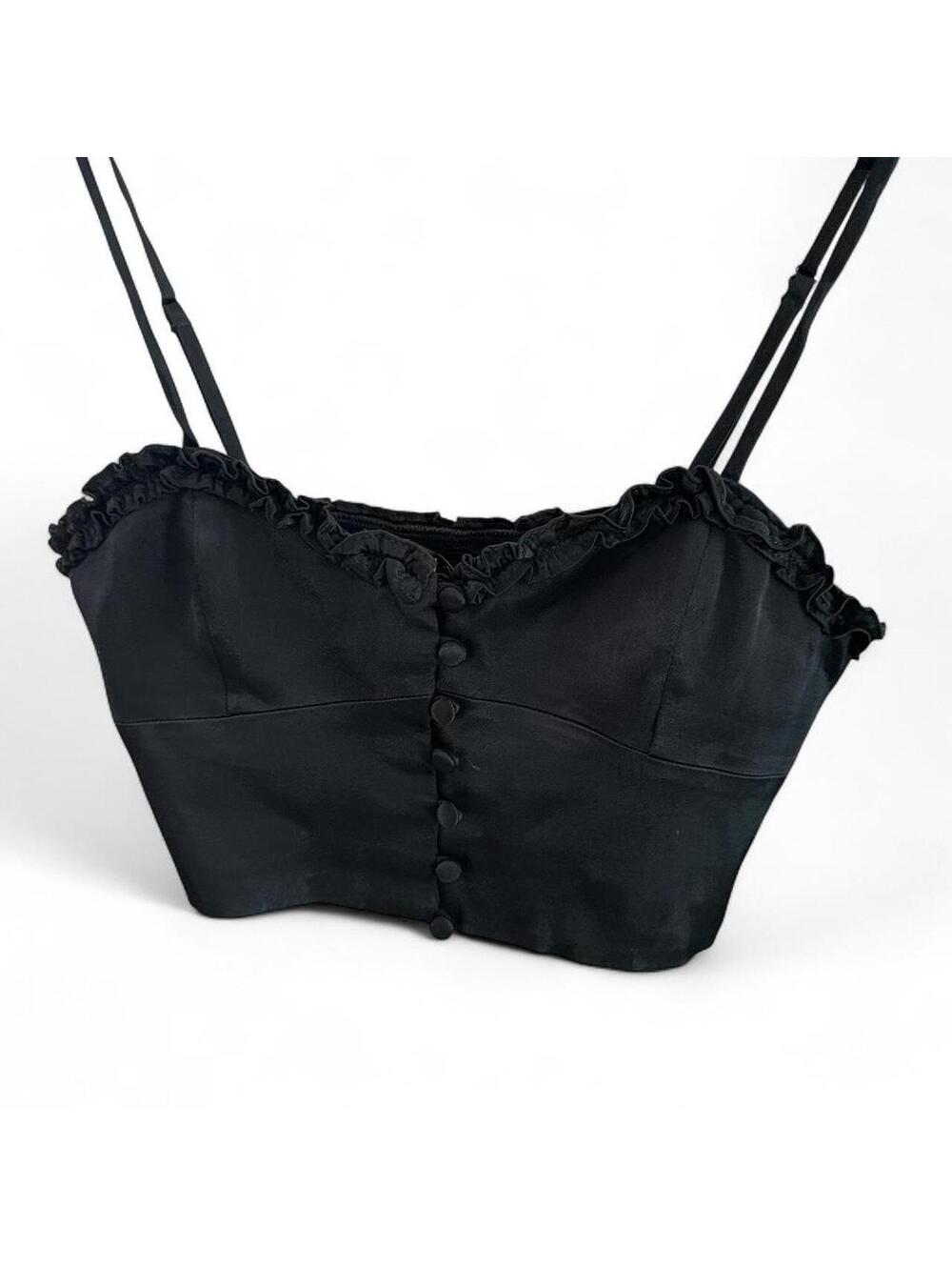 Zara Women's Black Crop-top